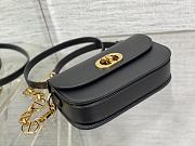 	 Bagsaaa Dior Montaigne Messenger Black Bag - 18*4.5*10cm - 6