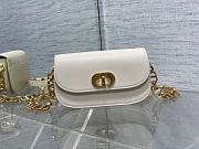 Bagsaaa Dior Montaigne Messenger White Bag - 18*4.5*10cm - 1