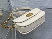 Bagsaaa Dior Montaigne Messenger White Bag - 18*4.5*10cm - 6