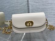 Bagsaaa Dior Montaigne Messenger White Bag - 18*4.5*10cm - 5