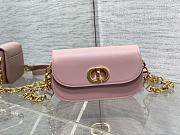 	 Bagsaaa Dior Montaigne Messenger Pink Bag - 18*4.5*10cm - 1