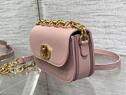 	 Bagsaaa Dior Montaigne Messenger Pink Bag - 18*4.5*10cm - 2