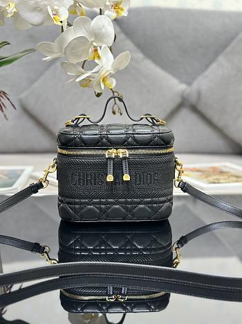 Bagsaaa Dior Small Dior Travel Vanity Black Bag - 18.5 x 13 x 10.5cm