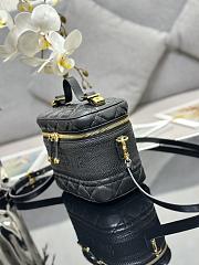 Bagsaaa Dior Small Dior Travel Vanity Black Bag - 18.5 x 13 x 10.5cm - 6