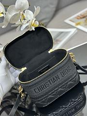 Bagsaaa Dior Small Dior Travel Vanity Black Bag - 18.5 x 13 x 10.5cm - 2