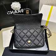 Bagsaaa Chanel Black Flap Bag - 21X14.5X6cm - 6