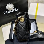 Bagsaaa Chanel Black Flap Bag - 21X14.5X6cm - 5