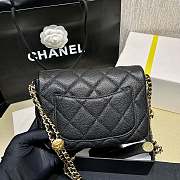Bagsaaa Chanel Black Flap Bag - 21X14.5X6cm - 2