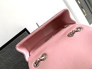 Bagsaaa Chanel Flap Bag Glitter Crystal Pink Bag - 6