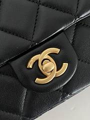 Bagsaaa Chanel Small Flap Bag With Top Handle AS4151 Black - 13.5 × 21 × 6 cm - 4