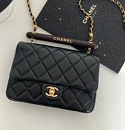 Bagsaaa Chanel Flap Black Bag - 21*13.5*6cm - 1