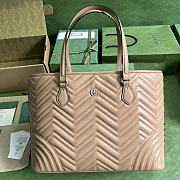 Bagsaaa Gucci Marmont Tote Nude Bag - 38.5x 29x 14cm - 1