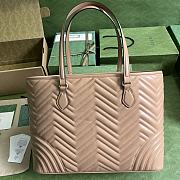 Bagsaaa Gucci Marmont Tote Nude Bag - 38.5x 29x 14cm - 5