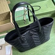 	 Bagsaaa Gucci Marmont Tote Black Bag - 38.5x 29x 14cm - 6