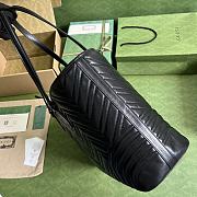 	 Bagsaaa Gucci Marmont Tote Black Bag - 38.5x 29x 14cm - 3