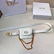 Bagsaaa Dior Removable Pouch White Belt Bag  - 4