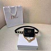 	 Bagsaaa Dior Removable Pouch Black Belt Bag - 5