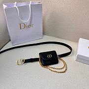 	 Bagsaaa Dior Removable Pouch Black Belt Bag - 4
