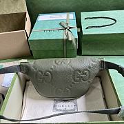 Bagsaaa Gucci Jumbo GG belt bag in dark green - 23x 13x 5cm - 3