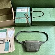 Bagsaaa Gucci Jumbo GG belt bag in dark green - 23x 13x 5cm - 6