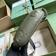 Bagsaaa Gucci Jumbo GG belt bag in dark green - 23x 13x 5cm - 4