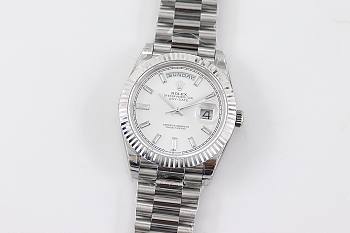 	 Bagsaaa Rolex Day-Date 40mm White/18 carat white gold