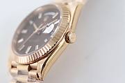 Bagsaaa Rolex Day-Date 40mm Rose Gold Chocolate Dial - 5