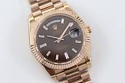 Bagsaaa Rolex Day-Date 40mm Rose Gold Chocolate Dial - 3
