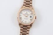	 Bagsaaa Rolex Day-Date 40mm Rose Gold White Dial - 1
