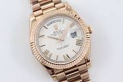 	 Bagsaaa Rolex Day-Date 40mm Rose Gold White Dial - 3