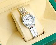	 Bagsaaa Rolex Lady Datejust Oystersteel and White Silver 28mm - 3