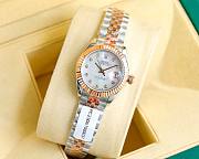 	 Bagsaaa Rolex Lady Datejust Oystersteel and Silver and White Dial 28mm - 1