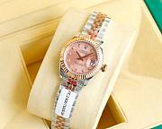 	 Bagsaaa Rolex Lady Datejust Oystersteel and Silver and Pink Dial 28mm - 1