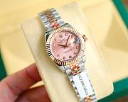 	 Bagsaaa Rolex Lady Datejust Oystersteel and Silver and Pink Dial 28mm - 4