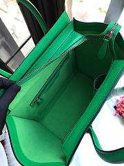 Bagsaaa Celine Micro Luggage Calfskin Handbag in green - 4