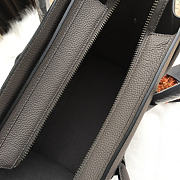 	 Bagsaaa Celine Micro Luggage Calfskin Handbag in greY - 3