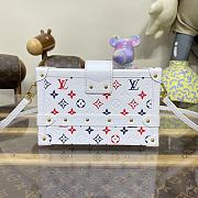 Bagsaaa Louis Vuitton Petite Malle Bag White - 20 x 12.5 x 6 cm - M23541 - 6