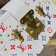 Bagsaaa Louis Vuitton Petite Malle Bag White - 20 x 12.5 x 6 cm - M23541 - 5