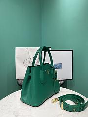 Bagsaaa Prada Double Saffiano leather green mini bag  - 5