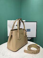 	 Bagsaaa Prada Double Saffiano leather beige mini bag - 4