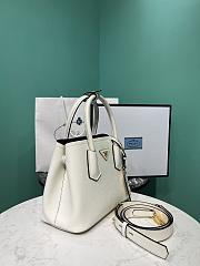 	 Bagsaaa Prada Double Saffiano leather white mini bag - 3