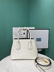	 Bagsaaa Prada Double Saffiano leather white mini bag - 2