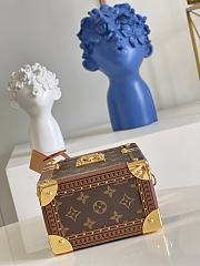 	 Bagsaaa Louis Vuitton Camera Box Brown - 5