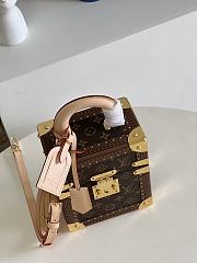 	 Bagsaaa Louis Vuitton Camera Box Brown - 6