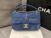 Bagsaa Chanel Denim Flap Bag Blue - 1