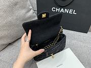 	 Bagsaa Chanel Denim Flap Bag Black - 5