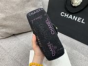 	 Bagsaa Chanel Denim Flap Bag Black - 4