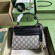 Bagsaaa Gucci Horsebit 1955 mini bag ebony black - 22x16x10.5cm - 5