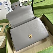 Bagsaaa Gucci Horsebit 1955 mini bag grey - 22x16x10.5cm - 6