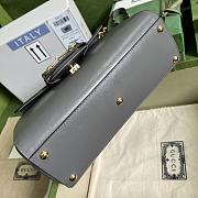Bagsaaa Gucci Horsebit 1955 mini bag grey - 22x16x10.5cm - 2